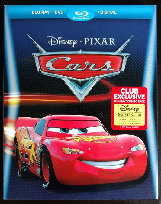 Cars Disney Movie Club Exclusive Blu-ray, DVD, Digital Combo Pack [Blu-ray] [2017]