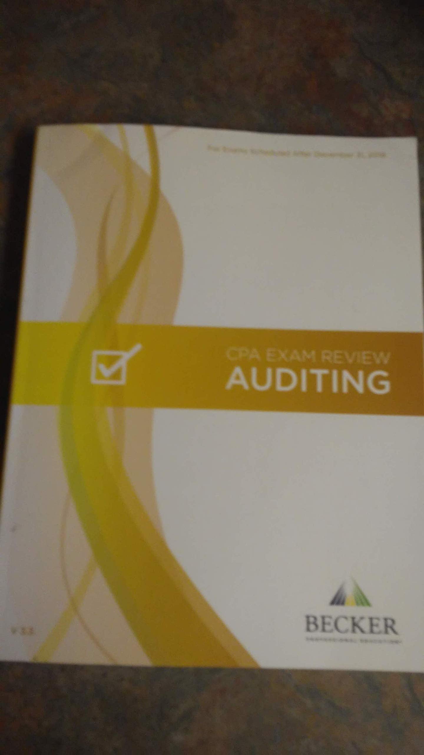 2019 Auditing CPA Exam Review V.3.3 [Paperback] Becker