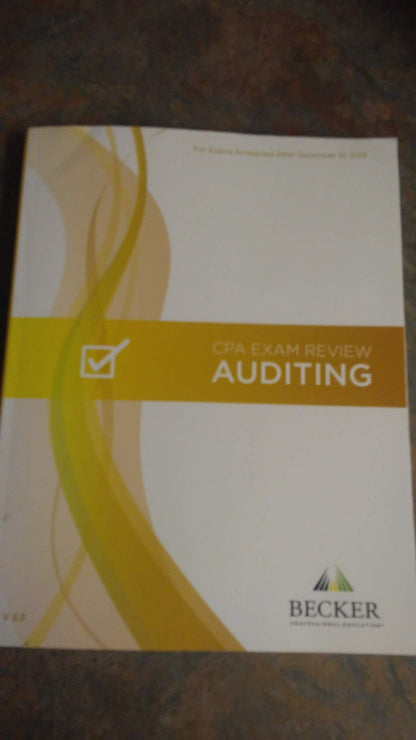 2019 Auditing CPA Exam Review V.3.3 [Paperback] Becker