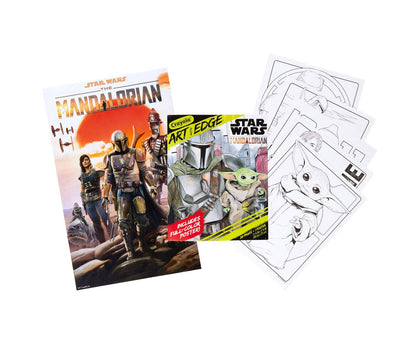 Crayola Mandalorian Coloring Book with Poster, Baby Yoda Featured, Styles Vary, 28 Pages