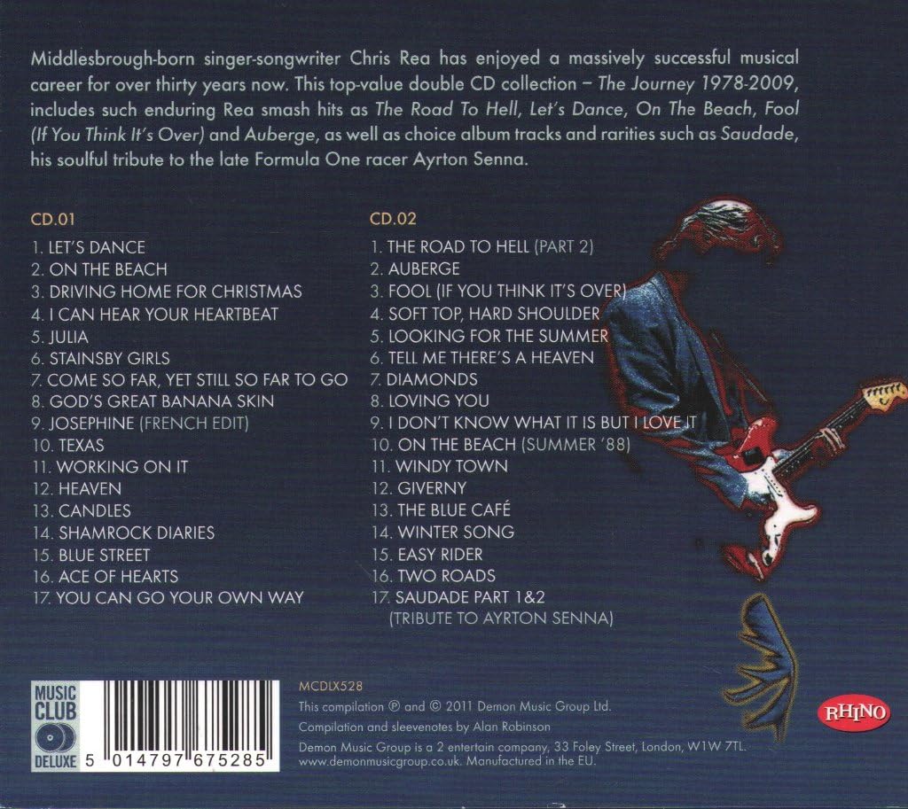 Journey 1978 - 2009 [Audio CD] REA,CHRIS