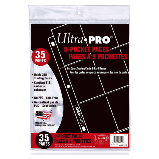 35 Pack of 9-Pocket Ultra Pro Pages