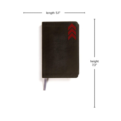 CSB On-the-Go Bible, Charcoal Arrow CSB Bibles by Holman