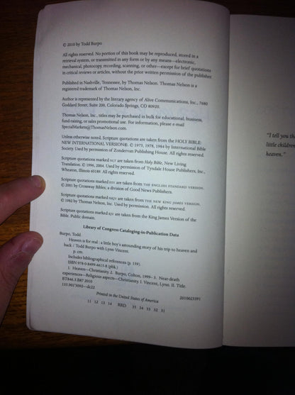 Heaven is For Real: A Little Boy's Astounding Story of His Trip to Heaven and Back (Christian Large Print Originals) [Paperback] Todd Burpo and Lynn Vincent