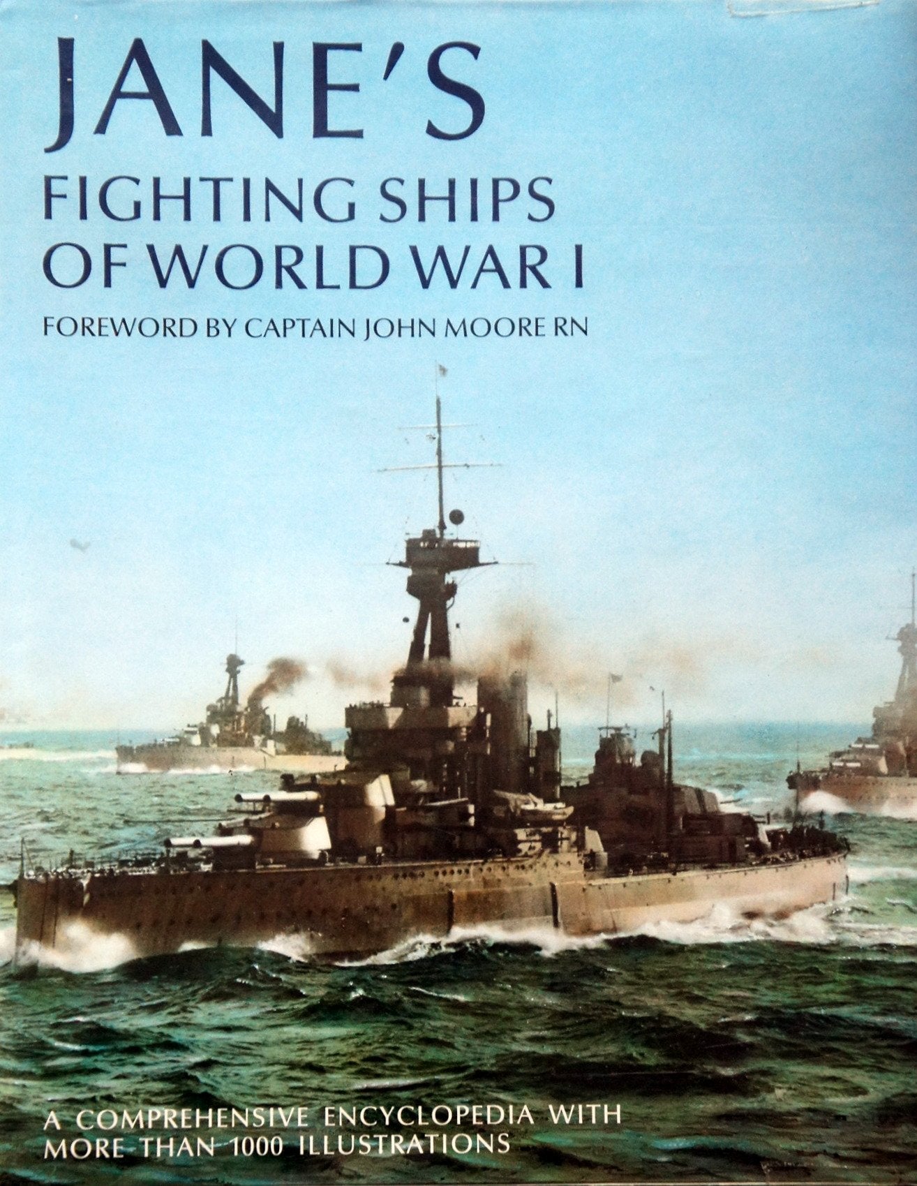 Jane's Fighting Ships of World War I [Hardcover] Captain John Moore RN - Good