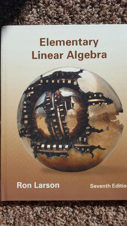 Elementary Linear Algebra Larson, Ron - Good