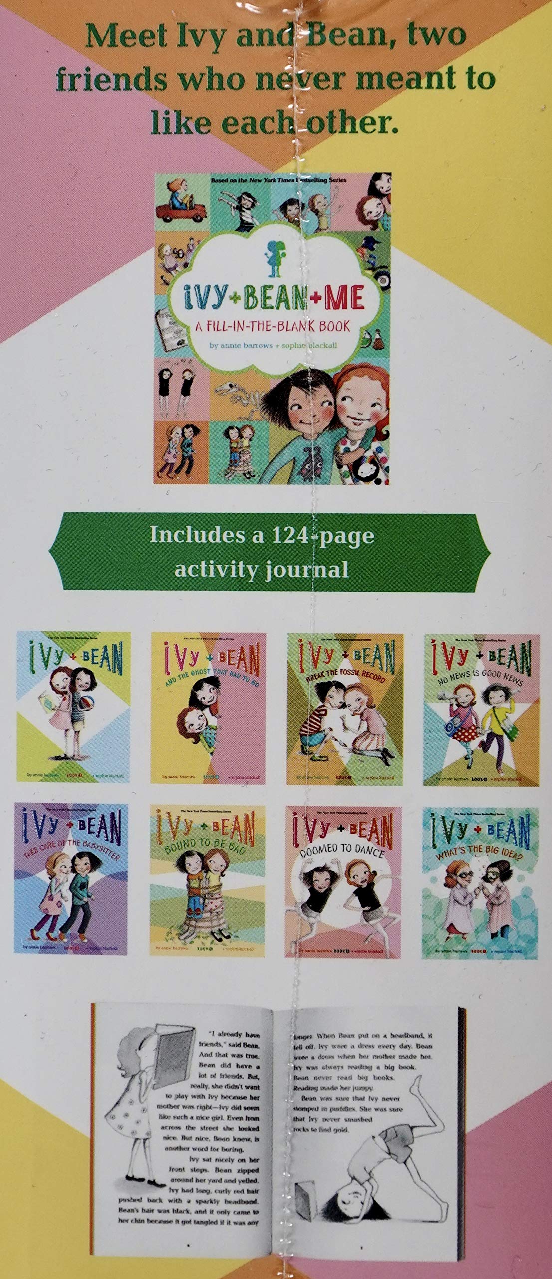 Ivy + Bean 8 Book Collection and Activity Journal [Paperback] Annie Barrows and