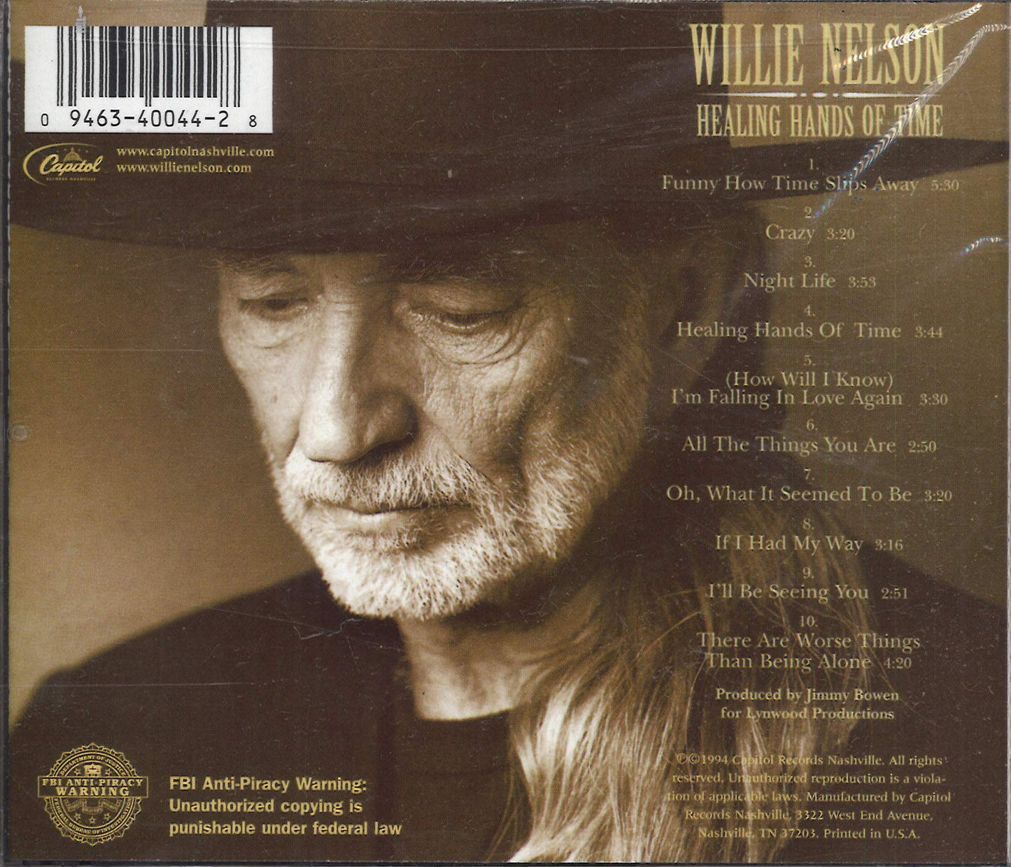 Healing Hands Of Time [Audio CD] NELSON,WILLIE