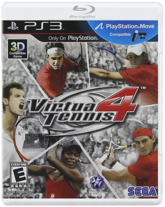 Virtua Tennis 4 - Playstation 3 [video game] - Good