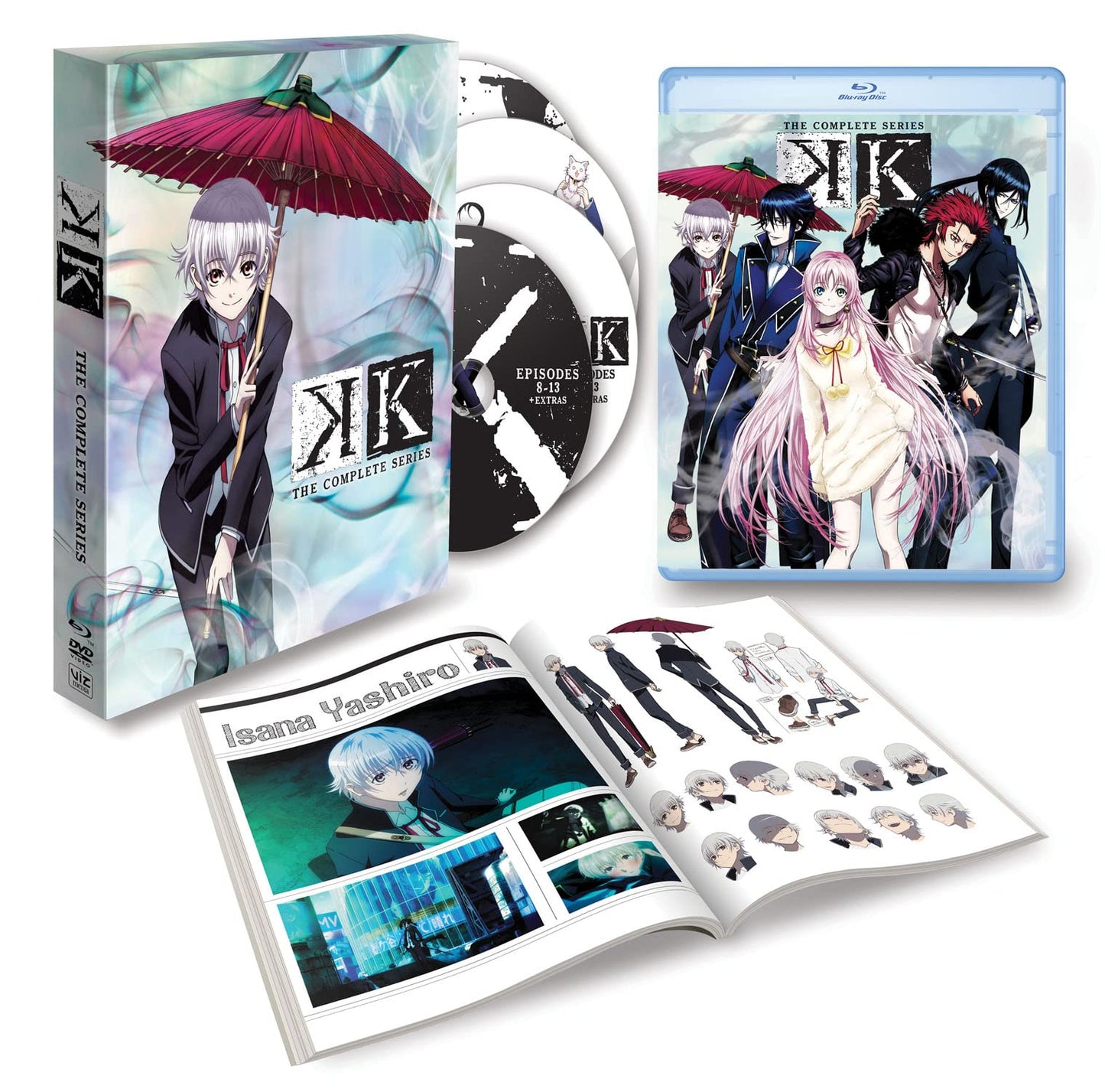 K - The Complete Series (Limited Edition Blu-ray/DVD Combo) [Blu-ray] - Good