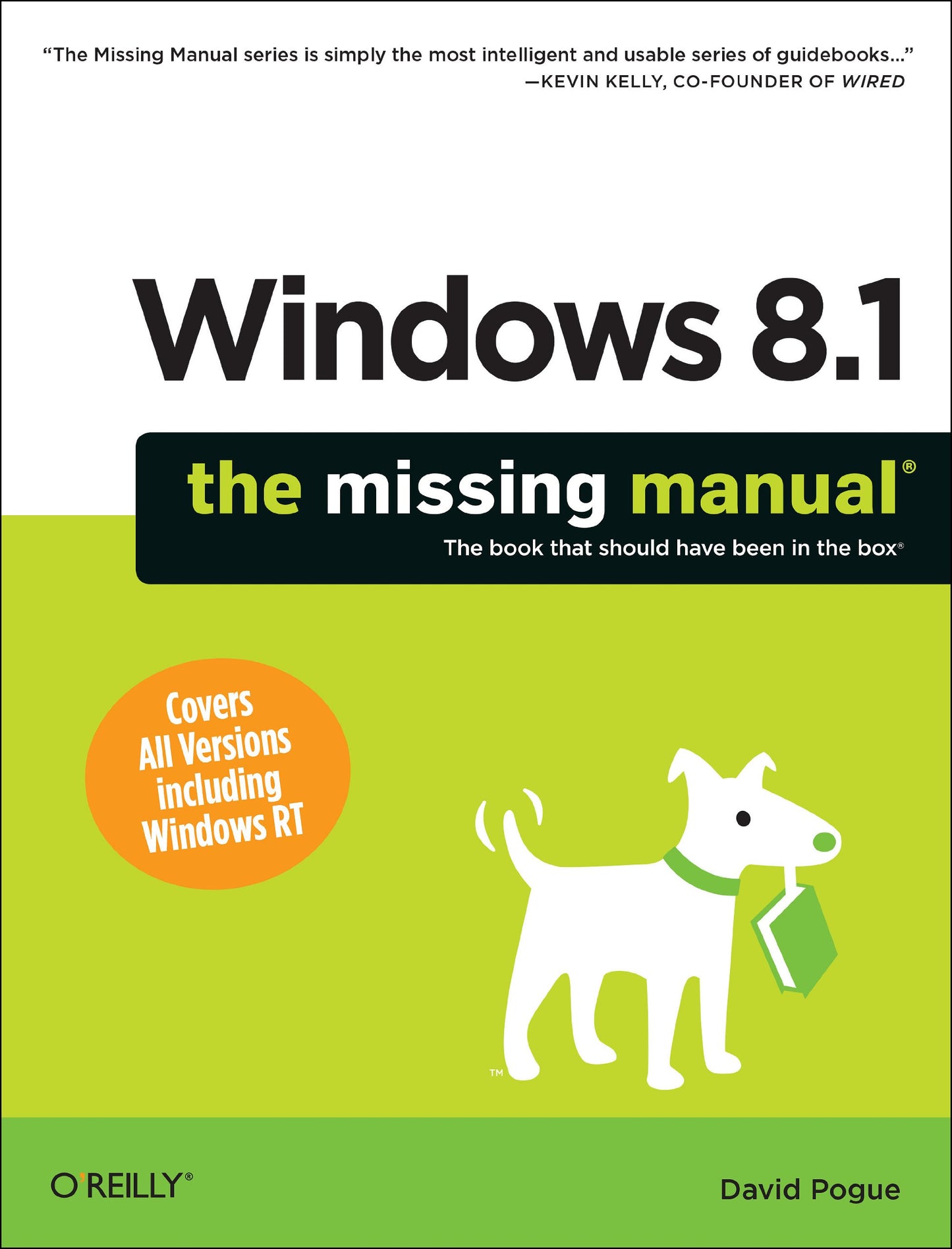 Windows 8.1: The Missing Manual [Paperback] Pogue, David