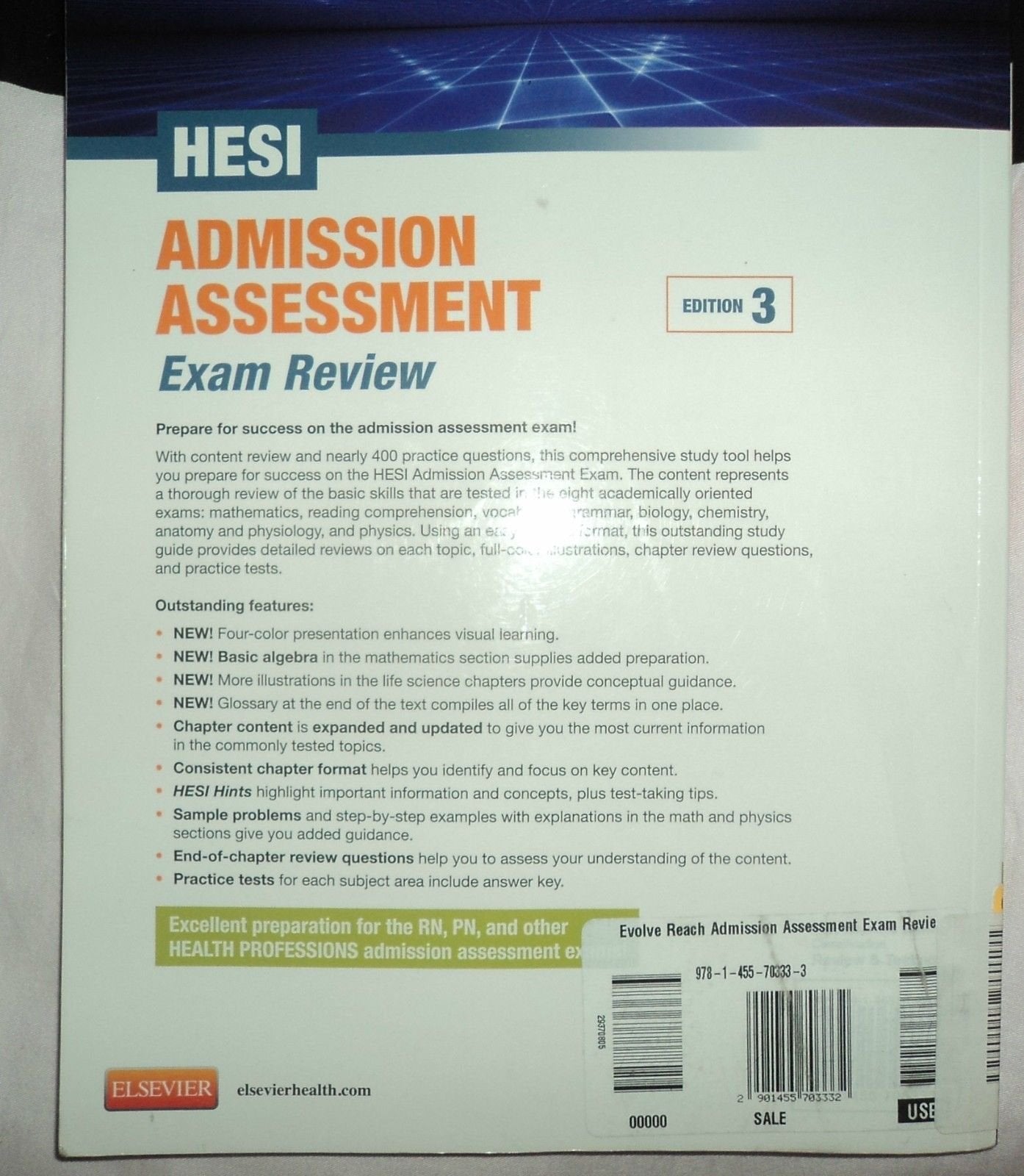 Admission Assessment Exam Review - Like New