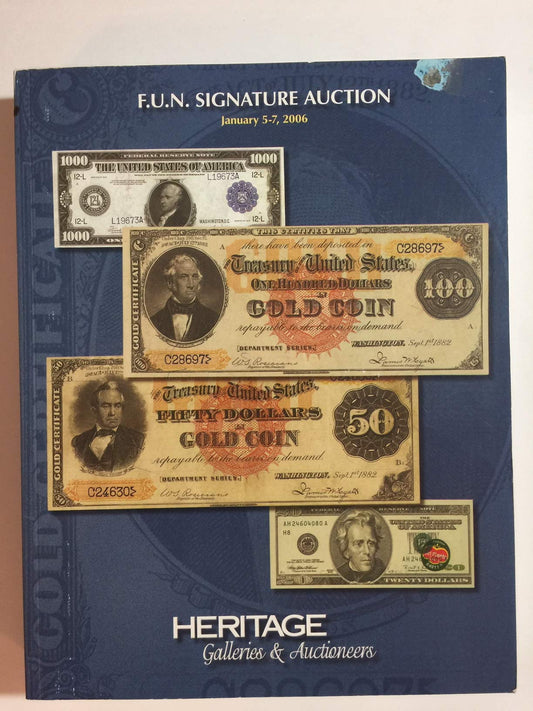 Heritage F.U.N. Currency Signature Auction #396 Frank Clark; Jim Fitzgerald and James L. Haperin - Very Good