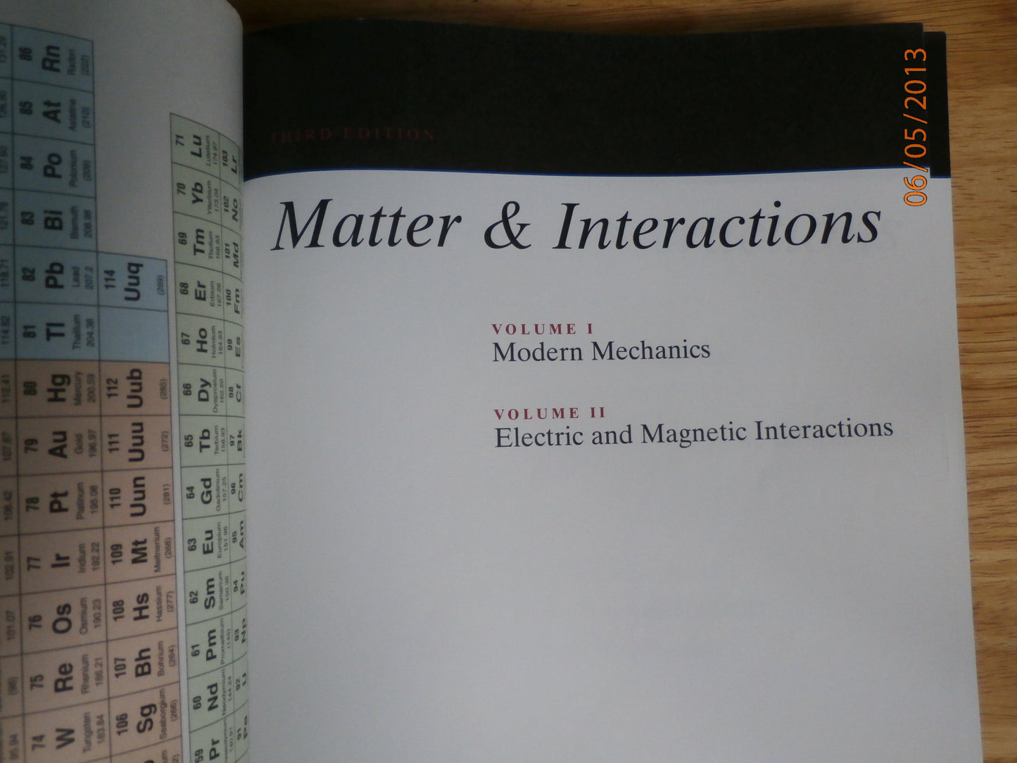 Matter and Interactions, Volume II: Electric and Magnetic Interactions Chabay,