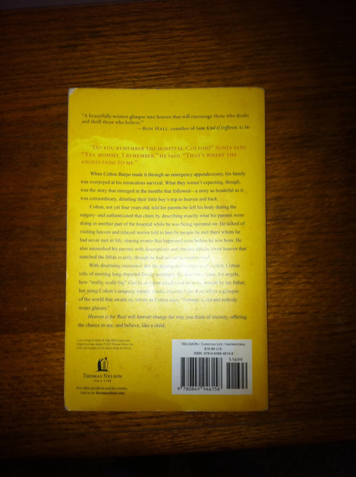 Heaven is For Real: A Little Boy's Astounding Story of His Trip to Heaven and Back (Christian Large Print Originals) [Paperback] Todd Burpo and Lynn Vincent