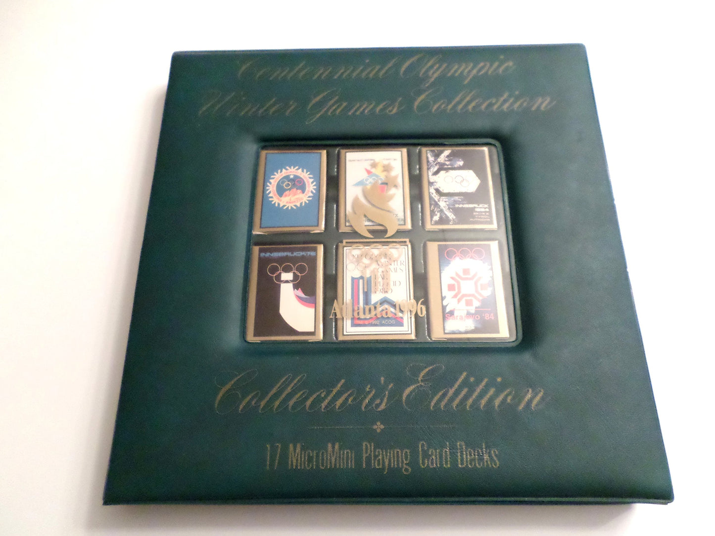 Centennial Olympic Winter Games Collector's Edition Playing Cards 17 MicroMini Decks 1996 - Very Good