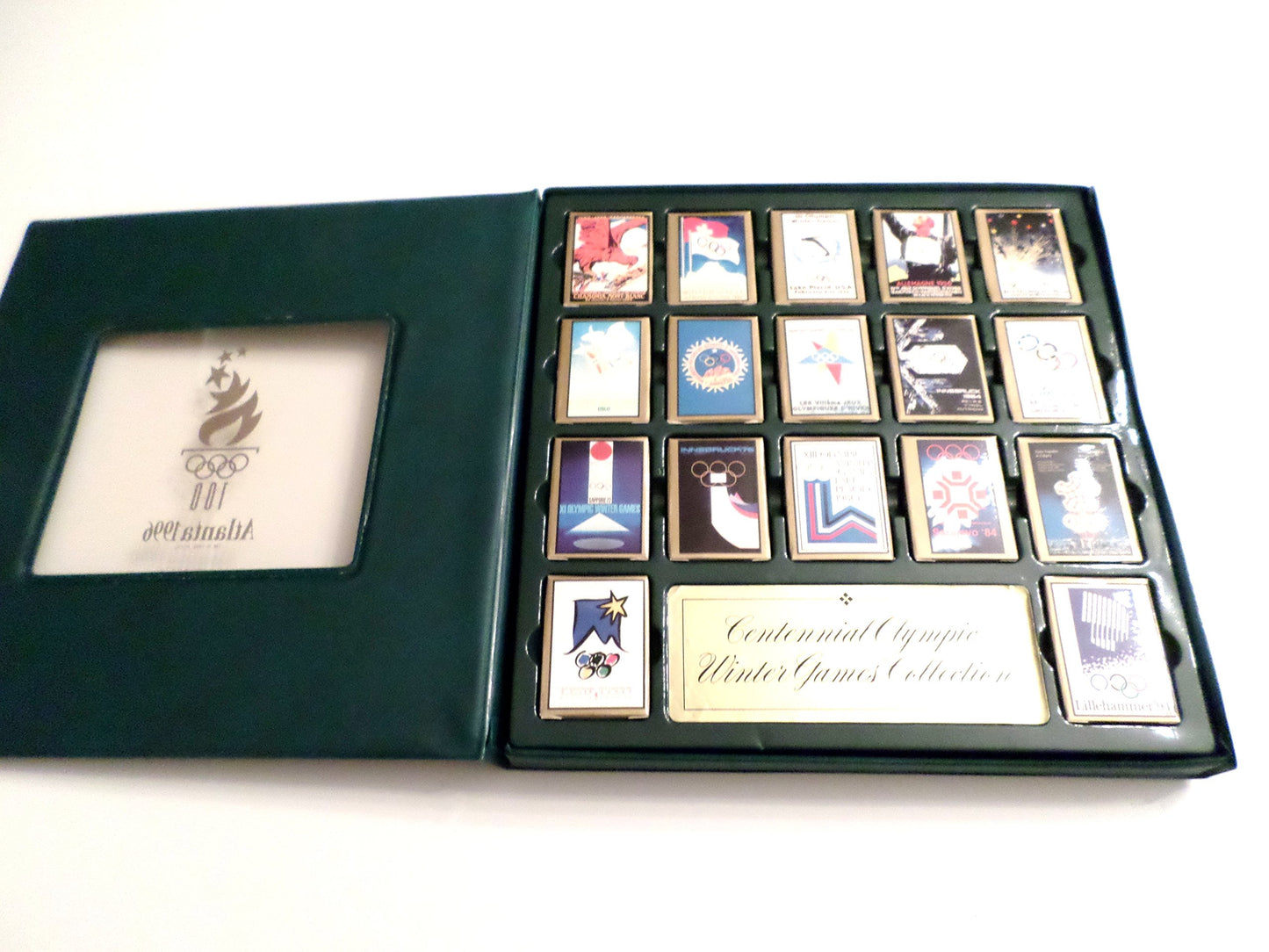 Centennial Olympic Winter Games Collector's Edition Playing Cards 17 MicroMini Decks 1996 - Very Good