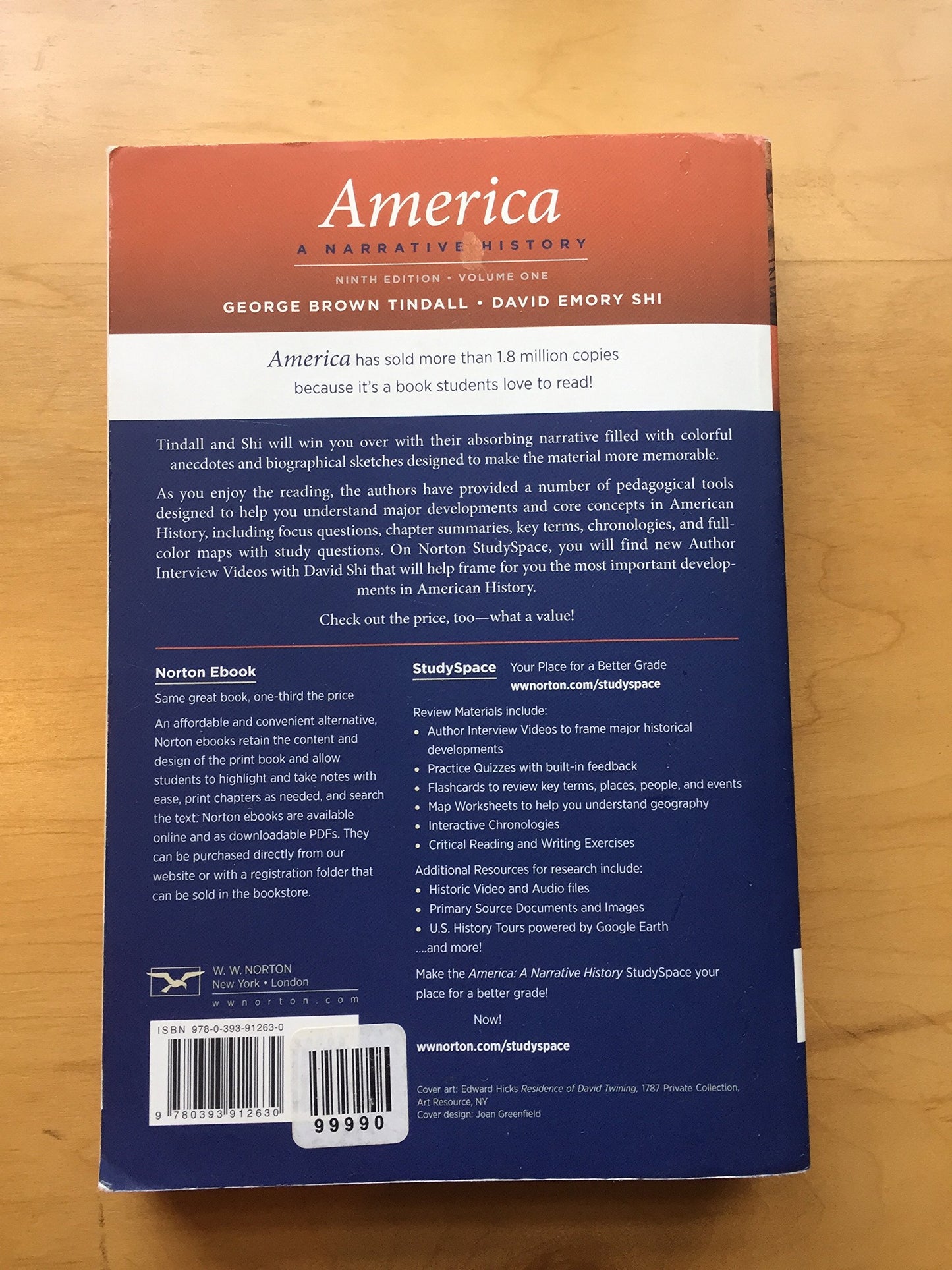 America: A Narrative History Tindall, George Brown and Shi, David E. - Good