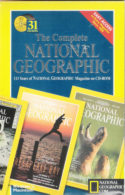 The Complete National Geographic: 111 Years of National Geographic Magazine on CD-ROM - Good