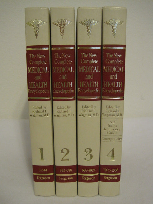 The New Complete Medical and Health Encyclopedia (4 Vol Set) Wagman, Richard J. - Good