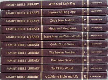 FAMILY BIBLE LIBRARY 10 Volume Set [Hardcover] Beers, V. Gilbert; editor - Good