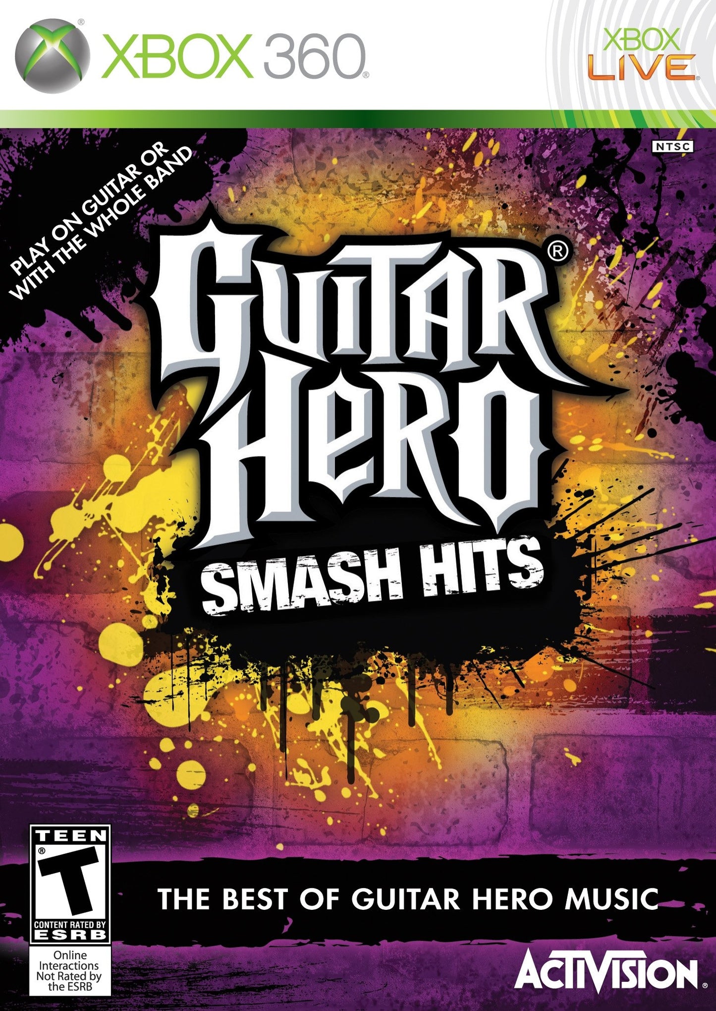 Guitar Hero Smash Hits - Xbox 360 [video game] - Good