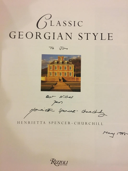Classic Georgian Style Henrietta Spencer Churchill - Good