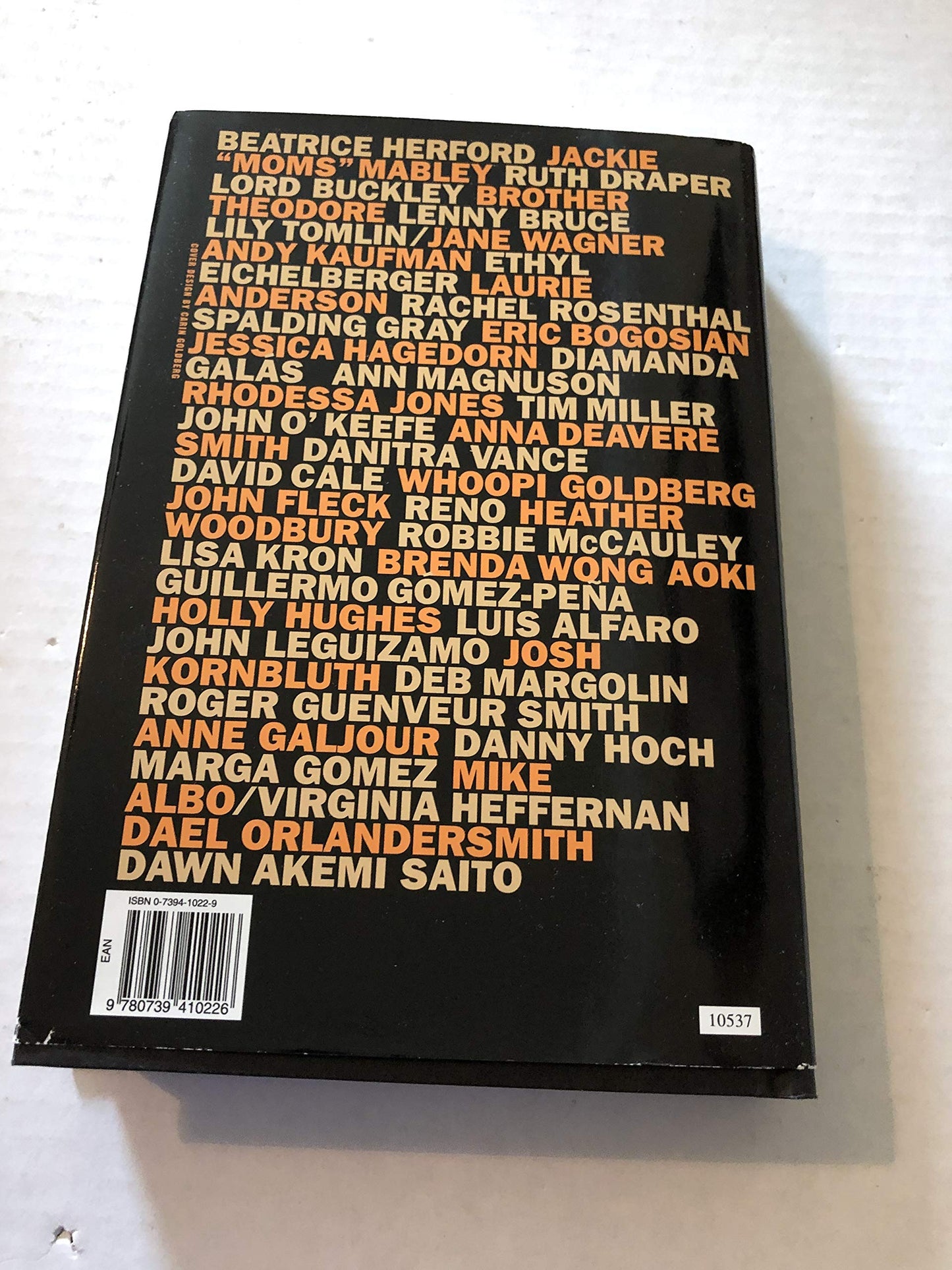 Extreme Exposure: An Anthology of Solo Performance Texts from the Twentieth Century [Hardcover] Jo Bonney; Beatrice Herford; Laurie Anderson; Andy Kaufman; Lily Tomlin; Lenny Bruce; Eric Bogosian; Anna Deavere Smith; John Leguizamo and Marga Gomez - Good