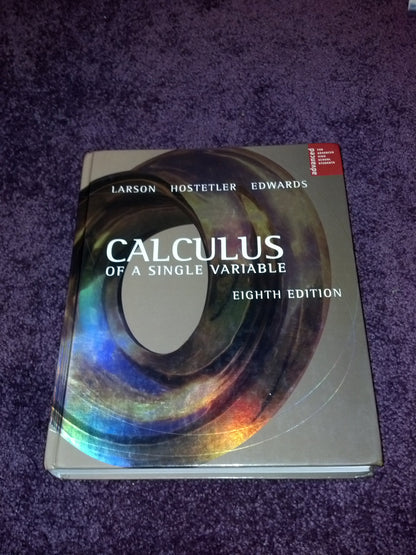 Calculus Of A Single Variable For Advanced High School Students, 8th Edition - Good