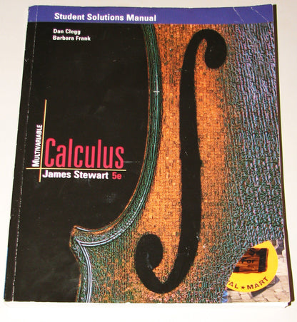 Student Solutions Manual for Stewart's Multivariable Calculus, 5th Edition