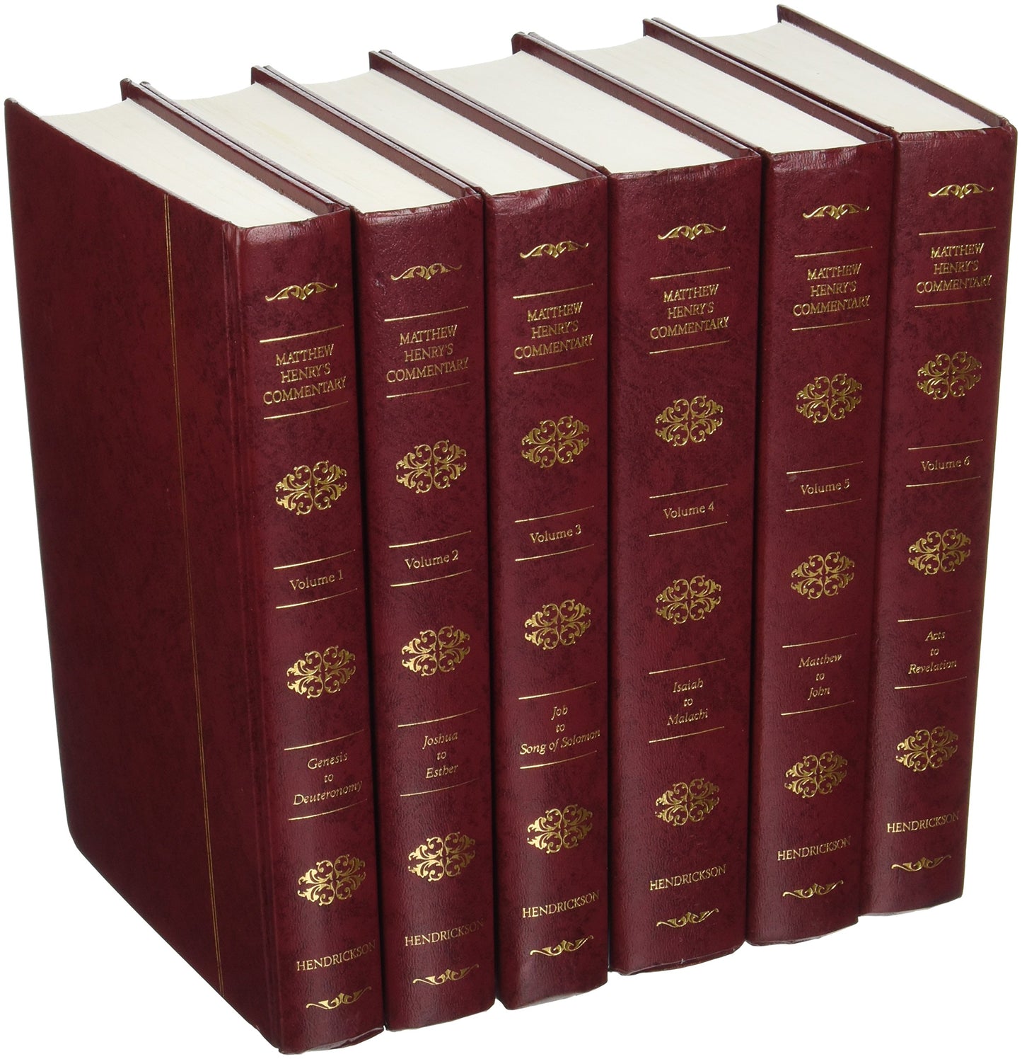 Matthew Henry's Commentary on the Whole Bible (6 Volume Set) [Hardcover] Matthew Henry - Good