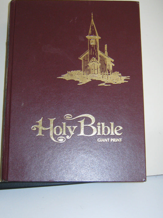 Holy Bible Giant Print [Hardcover] Allan Publishers Inc - Good