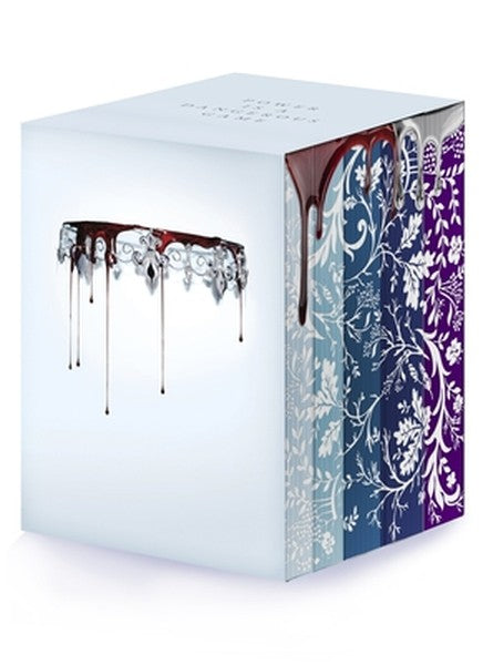 Red Queen 10th Anniversary Deluxe 5-Book Box Set with Stenciled Edges: Red Queen, Glass Sword, King's Cage, War Storm, B