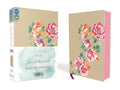 NIV, Journal the Word Bible for Teen Girls, Imitation Leather, Gold/Floral: Includes Hundreds of Journaling Prompts!