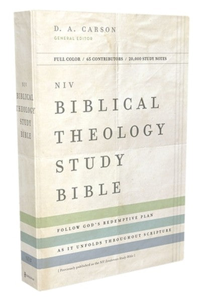 NIV, Biblical Theology Study Bible, Hardcover, Comfort Print: Follow God's Redemptive Plan as It Unfolds Throughout Scri