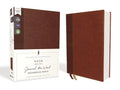 Nasb, Journal the Word Reference Bible, Leathersoft Over Board, Brown, Red Letter Edition, 1995 Text, Comfort Print: Let