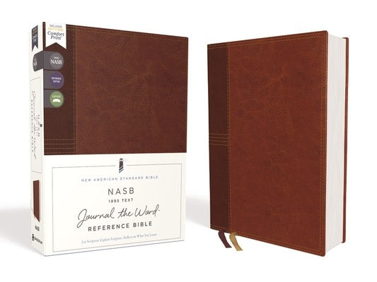 Nasb, Journal the Word Reference Bible, Leathersoft Over Board, Brown, Red Letter Edition, 1995 Text, Comfort Print: Let