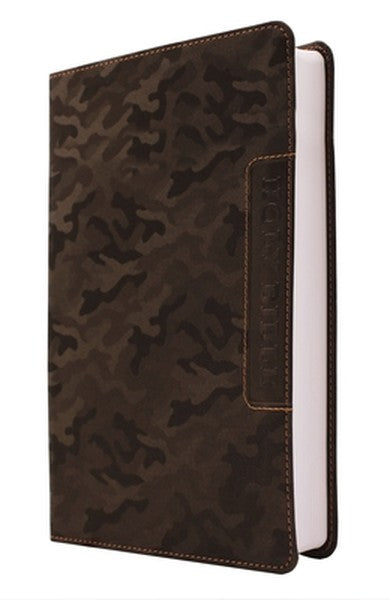 Niv, Boys' Bible, Leathersoft, Brown Camo, Comfort Print
