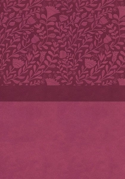 Niv, Super Giant Print Reference Bible (Font Size: 16.5-Point), Leathersoft, Pink, Red Letter, Thumb Indexed, Comfort Pr