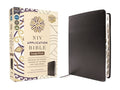 NIV Application Bible, Large Print, European Bonded Leather, Black, Red Letter, Indexed, Comfort Print: Bringing the Anc