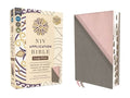 NIV Application Bible, Large Print, Leathersoft, Pink/Gray, Red Letter, Thumb Indexed, Comfort Print: Bringing the Ancie