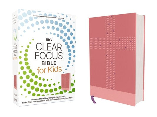 Nirv, Clear Focus Bible for Kids (Help Kids with ADHD or Dyslexia Read with Confidence), Leathersoft, Pink: Read More of