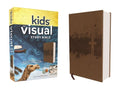 Niv, Kids' Visual Study Bible, Leathersoft, Bronze, Full Color Interior: Explore the Story of the Bible---People, Places
