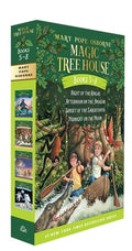 Magic Tree House Books 5-8 Boxed Set: Night of the Ninjas; Afternoon on the Amazon; Sunset of the Sabertooth; Midnight o