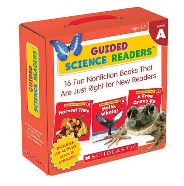 Guided Science Readers: Level a (Parent Pack): 16 Fun Nonfiction Books That Are Just Right for New Readers [With Sticker
