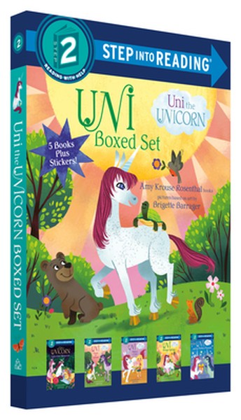 Uni the Unicorn Step Into Reading Boxed Set: Uni Brings Spring; Uni's First Sleepover; Uni Goes to School; Uni Bakes a C
