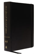 NKJV, Journal the Word Bible, Large Print, Hardcover, Black, Red Letter Edition: Reflect, Journal, or Create Art Next to