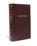 KJV, Pew Bible, Large Print, Hardcover, Burgundy, Red Letter Edition