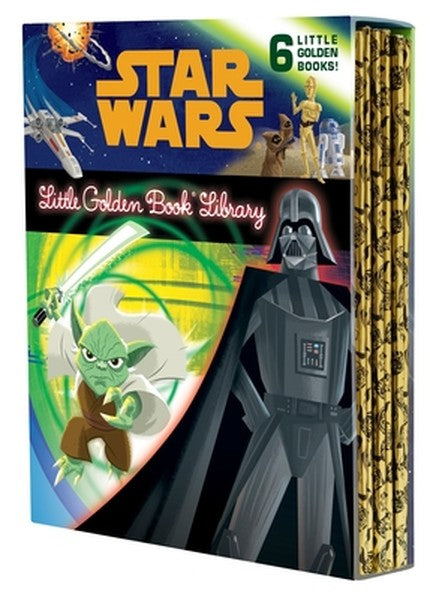 The Star Wars Little Golden Book Library (Star Wars): The Phantom Menace; Attack of the Clones; Revenge of the Sith; A N