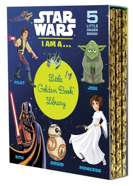 Star Wars: I Am A...Little Golden Book Library -- 5 Little Golden Books: I Am a Pilot; I Am a Jedi; I Am a Sith; I Am a 